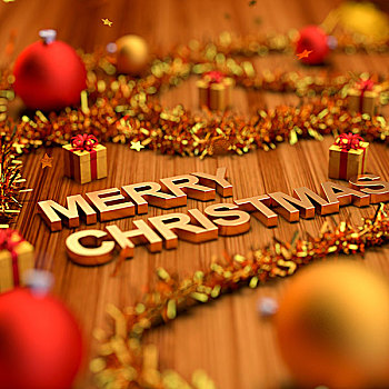 礼物,装饰,木板,圣诞节
