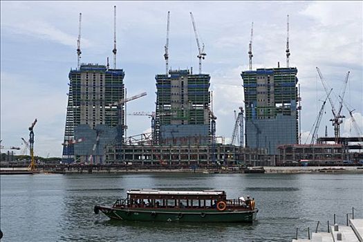 建筑,繁荣,新加坡,亚洲