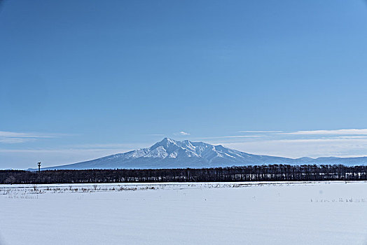 山,北海道,日本