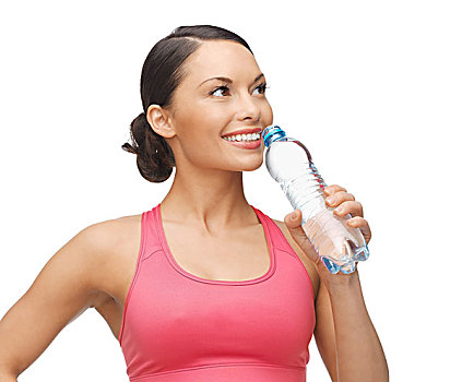 运动,女人,水瓶