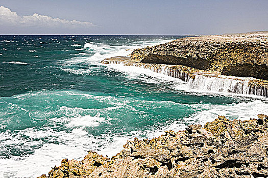 石头,海洋,安的列斯群岛