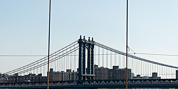 风景,曼哈顿大桥,曼哈顿,纽约,美国