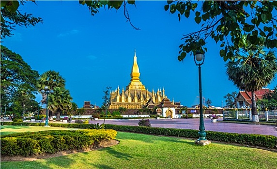塔銮寺,佛塔,老挝