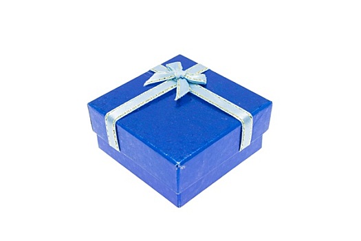 蓝色,圣诞节,重要,节日,礼盒
