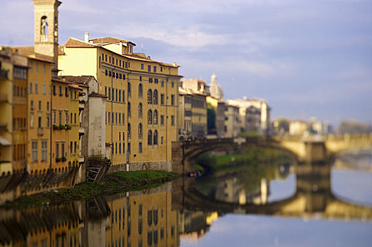 建筑,阿尔诺河,佛罗伦萨,意大利