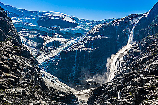 斯特达尔布林冰川,冰河,国家公园,松奥菲尔当纳,挪威