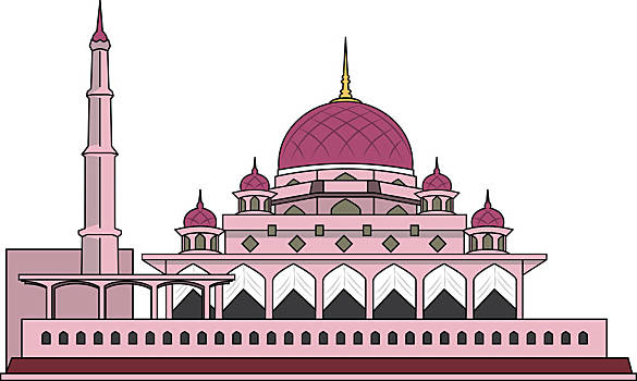 马来西亚建筑 简笔画图片