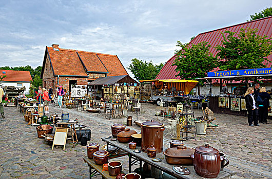 陶器,销售,梅克伦堡前波莫瑞州,德国,欧洲