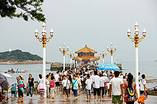 青岛,栈桥,海岸