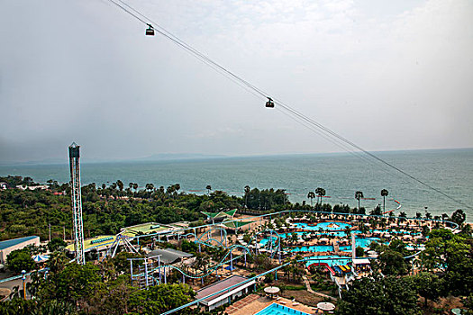 泰国芭堤雅公园海滩酒店海滨游乐场