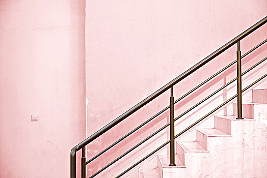 粉色创意背景外墙