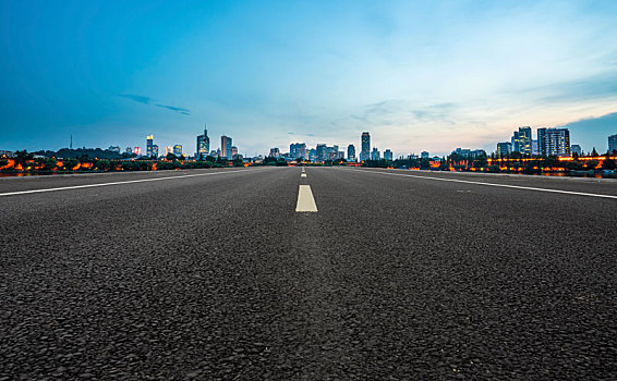 城市道路和城市景观