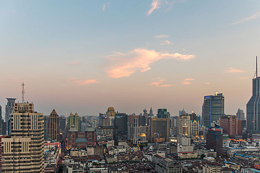 上海,黄浦江,两岸,夜景