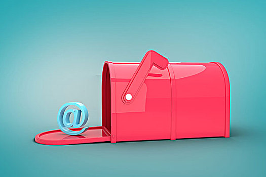 红色,电子邮件,邮箱
