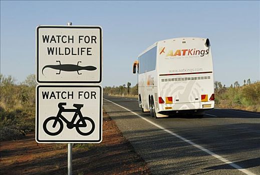 路标,机动车,设计,防护,道路,卡塔曲塔国家公园,北领地州,澳大利亚