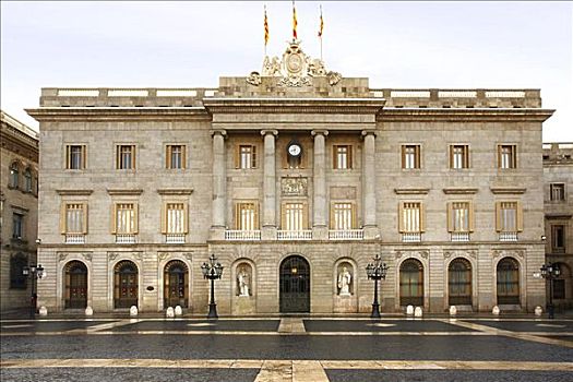 政府建筑,巴塞罗那,西班牙