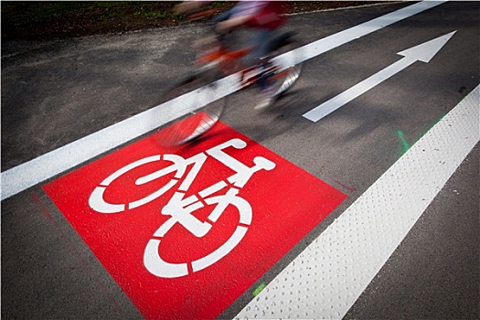 城市,交通,概念,自行车,骑自行车,道路,签到