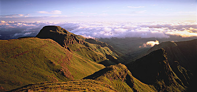 山脉,大教堂,顶峰,德拉肯斯堡,纳塔耳,南非