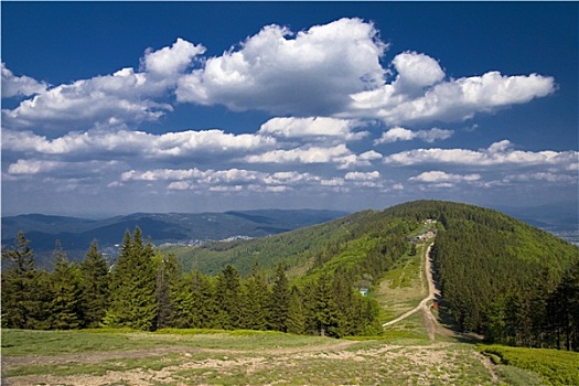 波兰,山