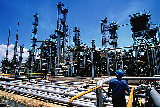 石油,精炼厂,新加坡