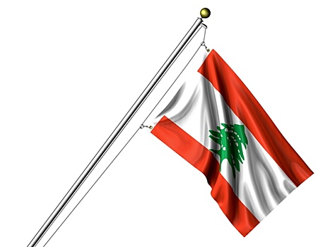 隔绝,黎巴嫩,旗帜