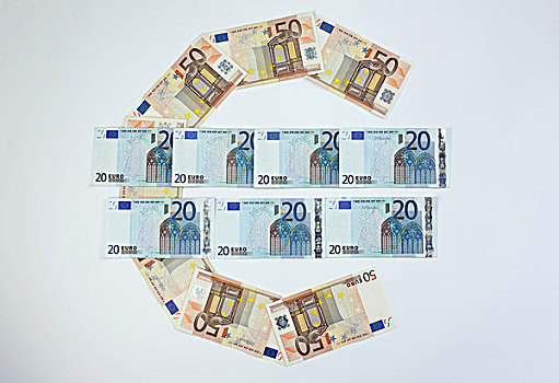 欧元,欧元标志,欧元钞票