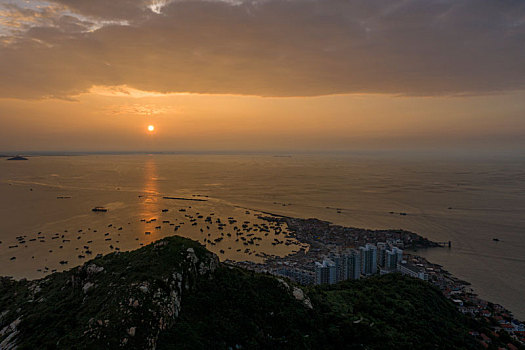 海上日落