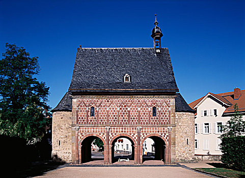 教堂,罗什修道院,世界遗产,黑森州,德国,欧洲