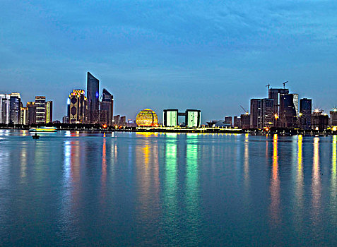 钱江新城江景,夜景