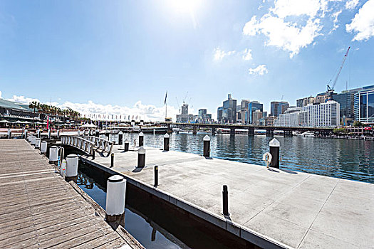 游艇,港口,城市,澳大利亚