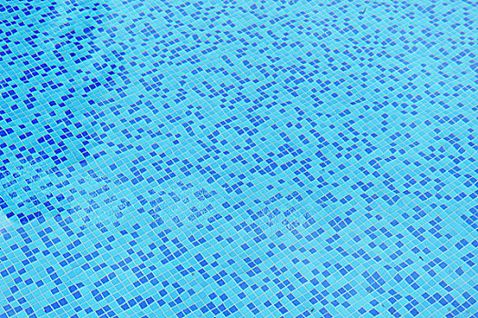 蓝色,游泳池,图案,上面