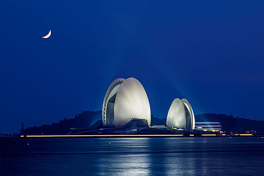 珠海大剧院夜景