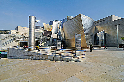 古根海姆博物馆,毕尔巴鄂,省,巴斯克,西班牙,欧洲
