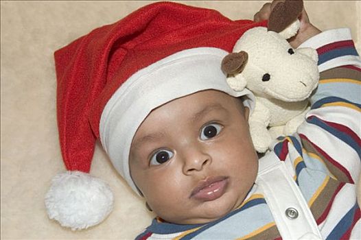 埃塞俄比亚人,婴儿,圣诞节,帽