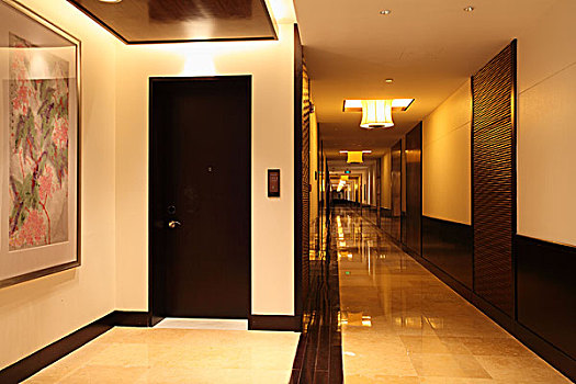 酒店客房走廊