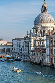 意大利威尼斯大运河风景与建筑