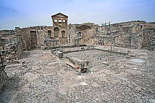 寺庙,杜加遗址,突尼斯