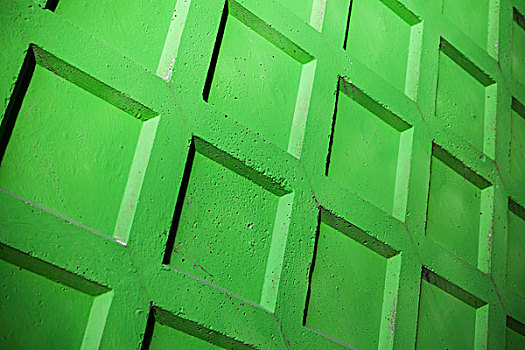 抽象,碎片,鲜明,绿色,水泥,栅栏,墙壁
