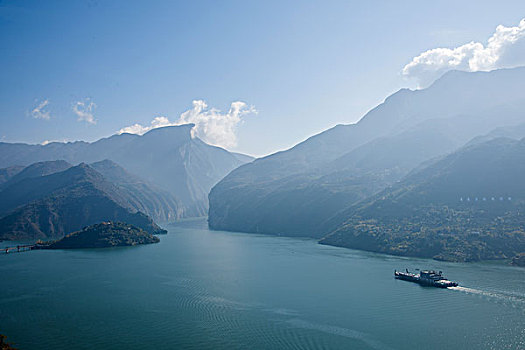 长江三峡奉节江河水域