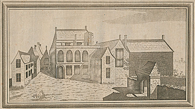 风景,大教堂,小修道院,牛津,1784年,艺术家,未知