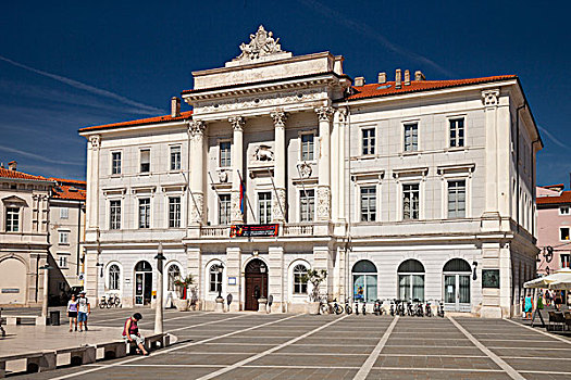 市政厅,皮兰,伊斯特利亚,斯洛文尼亚,欧洲