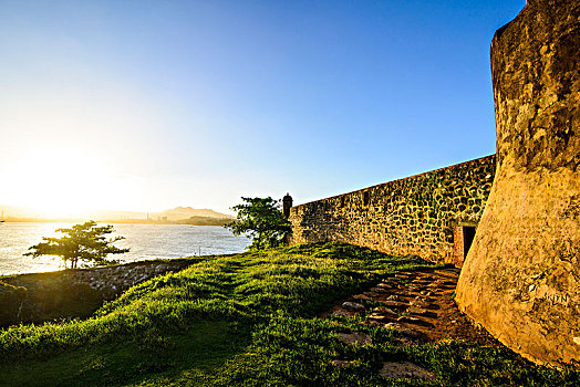 要塞,圣费利佩,普拉塔港,多米尼加共和国