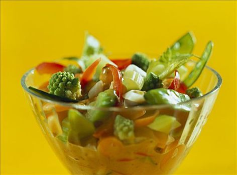 蔬菜咖喱,玻璃碗