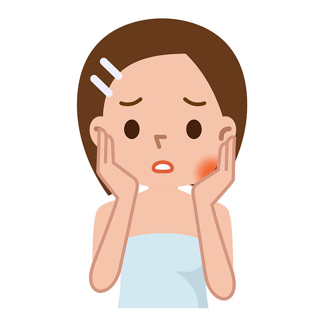 女孩_牙痛_脸颊_矢量_高清图片_全景视觉