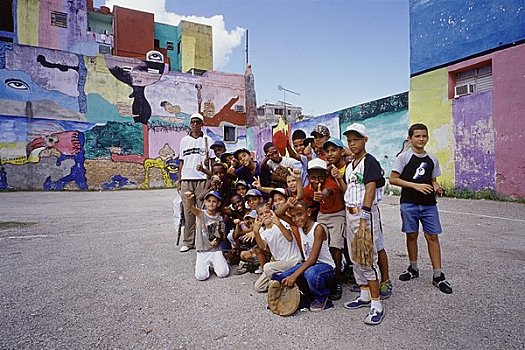 肖像,棒球队,哈瓦那,古巴