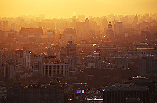 北京国贸夜景