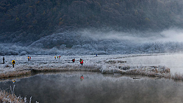 大九湖雪景