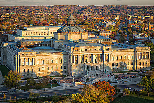 美国,华盛顿特区,杰斐逊,图书馆,国会,上面,国会大厦