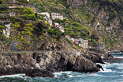 里奥马焦雷,五渔村,省,拉斯佩齐亚,利古里亚,海岸,意大利