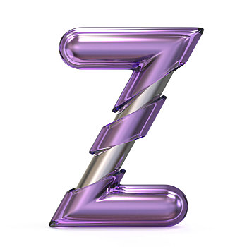 紫色,宝石,金属,核,字体,字母z